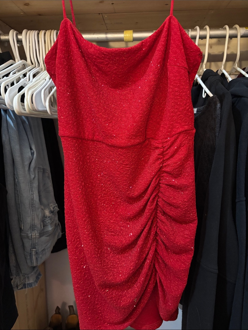 Glittery Red Dress